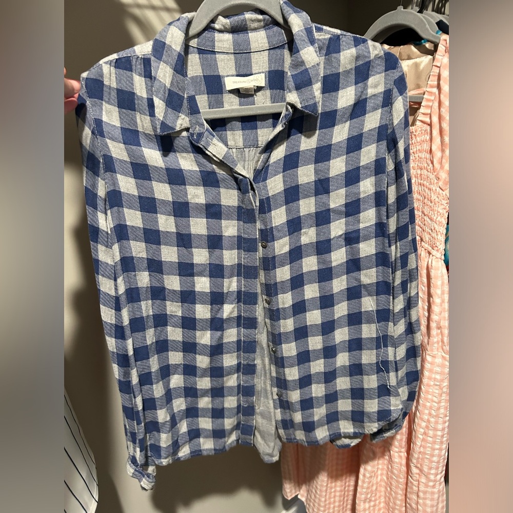 Long sleeved button up- medium